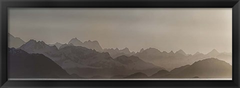 Framed Fog Over Glacier Bay National Park, Southeast Alaska Print