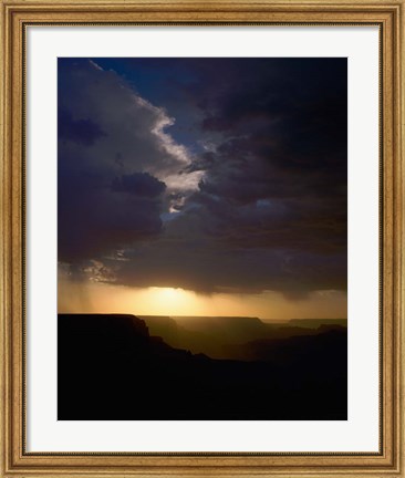 Framed Grand Canyon from Yaki Point on the South Rim, Arizona Print