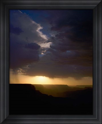 Framed Grand Canyon from Yaki Point on the South Rim, Arizona Print