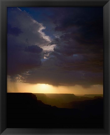 Framed Grand Canyon from Yaki Point on the South Rim, Arizona Print