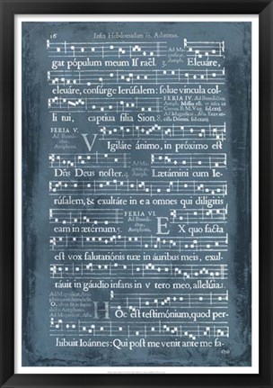 Framed Graphic Songbook I Print