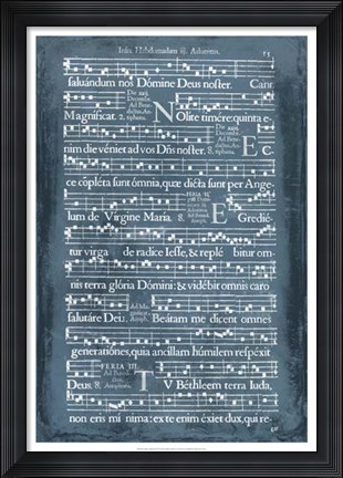 Framed Graphic Songbook II Print