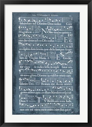 Framed Graphic Songbook II Print