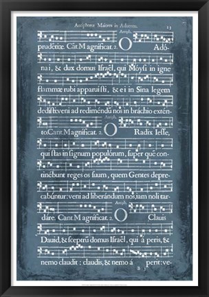 Framed Graphic Songbook III Print