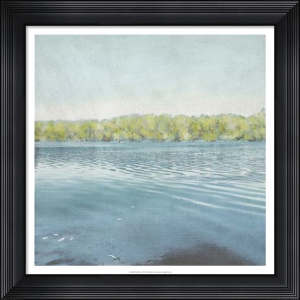 Framed Flat Water I Print