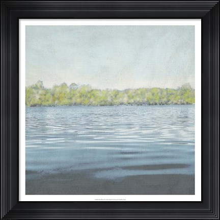 Framed Flat Water II Print
