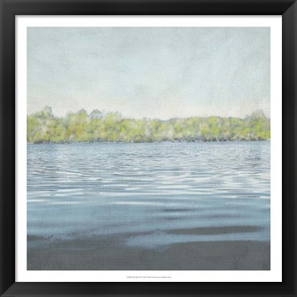 Framed Flat Water II Print