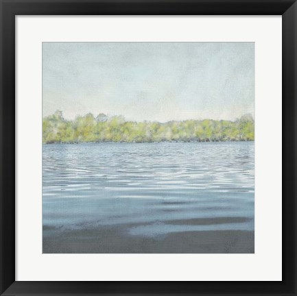 Framed Flat Water II Print