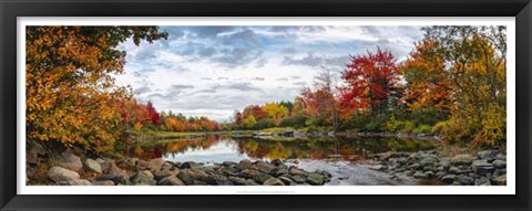 Framed Northeast Creek Panorama Print