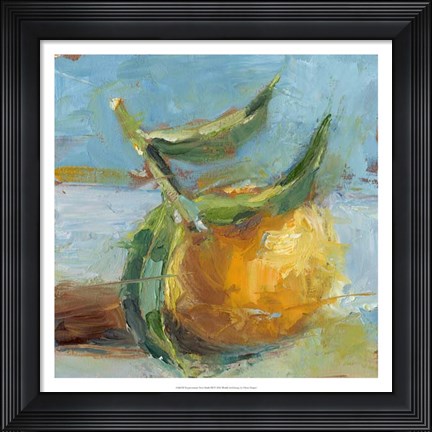 Framed Impressionist Fruit Study III Print