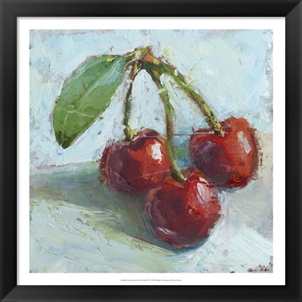 Framed Impressionist Fruit Study IV Print