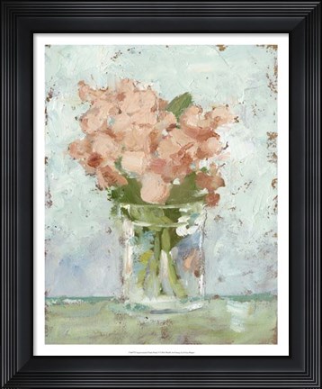Framed Impressionist Floral Study I Print