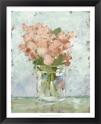Framed Impressionist Floral Study I Print