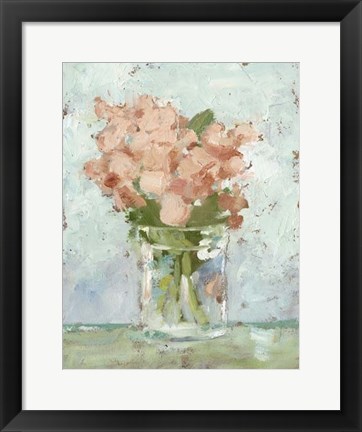 Framed Impressionist Floral Study I Print
