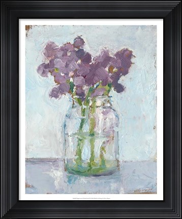 Framed Impressionist Floral Study II Print