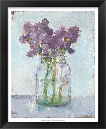 Framed Impressionist Floral Study II Print