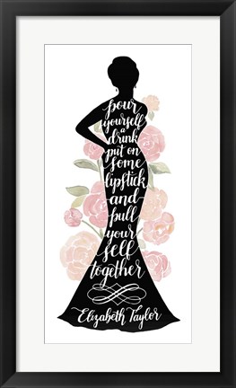 Framed Iconic Woman II Print