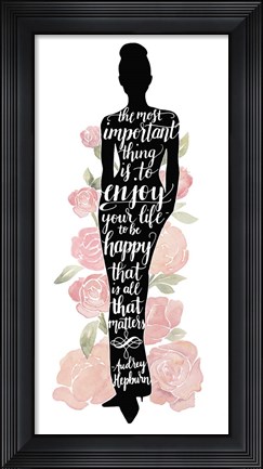 Framed Iconic Woman III Print
