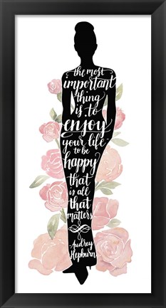 Framed Iconic Woman III Print