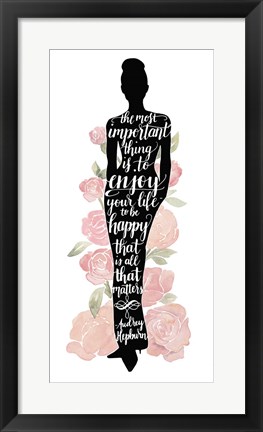 Framed Iconic Woman III Print