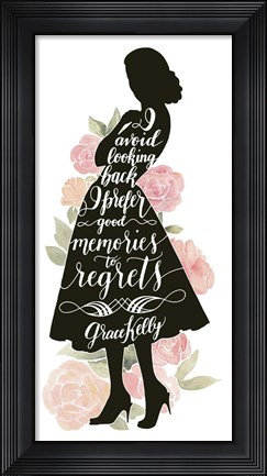 Framed Iconic Woman IV Print