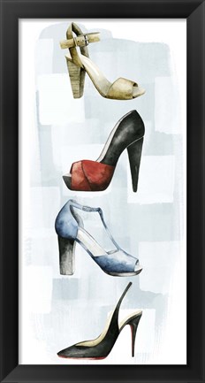 Framed Shoe Lover I Print