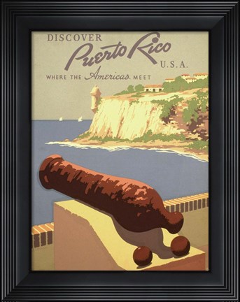 Framed See South America I Print