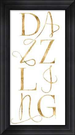 Framed Elegant &amp; Dazzling II Print