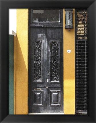 Framed Doors Abroad II Print