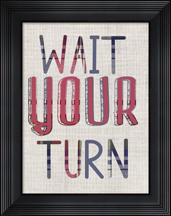 Framed Manners II Print