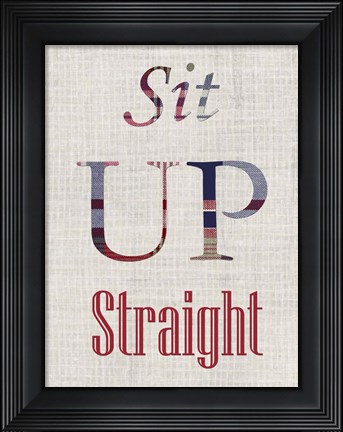 Framed Manners VI Print