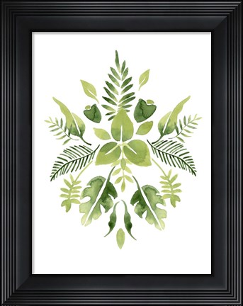 Framed Verdant Vignette III Print