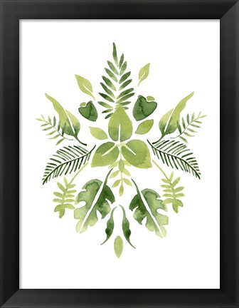 Framed Verdant Vignette III Print