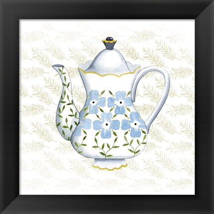 Framed Sweet Teapot I Print