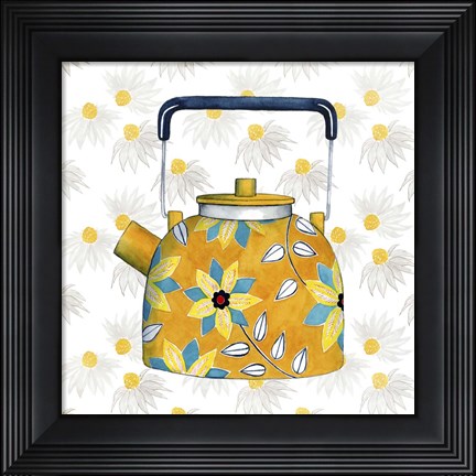 Framed Sweet Teapot III Print