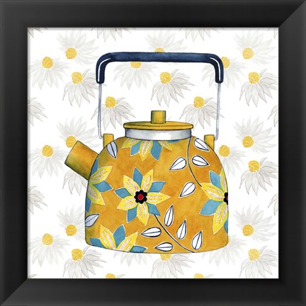 Framed Sweet Teapot III Print
