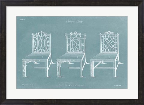 Framed Design for a Chair I Print
