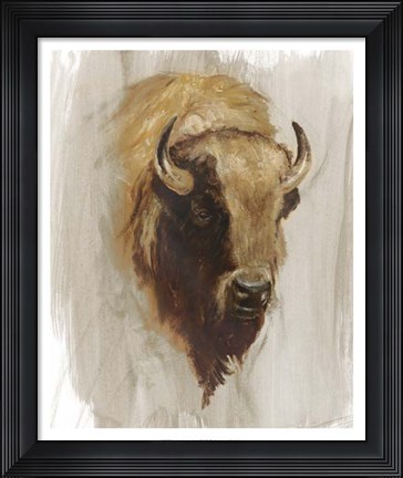 Framed Western American Animal Study III Print