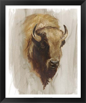 Framed Western American Animal Study III Print