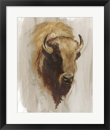 Framed Western American Animal Study III Print