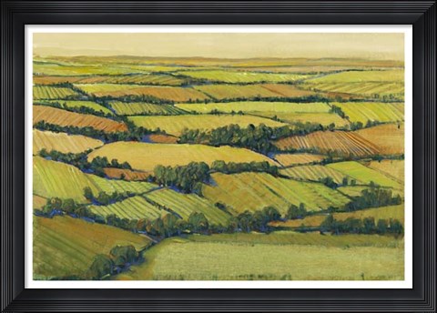 Framed View Above II Print