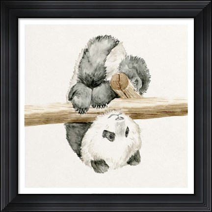Framed Baby Panda II Print