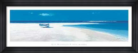 Framed Gio Mondelli - Sulla Spiaggia Size 39.5x13.75 Print