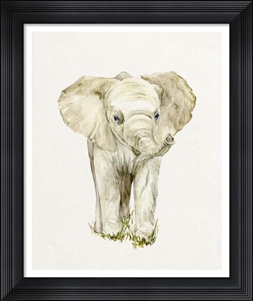 Framed Baby Elephant II Print
