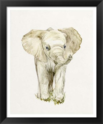 Framed Baby Elephant II Print