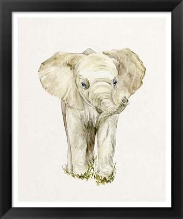 Framed Baby Elephant II Print