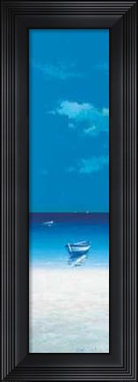 Framed Barche All&#39;Ormeggio Print