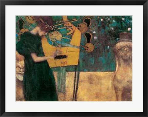 Framed Music, c.1895 Print