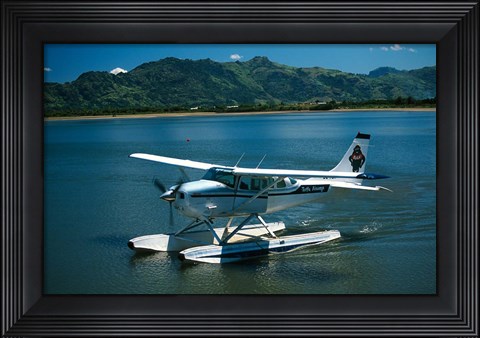 Framed Floatplane, Nadi Bay, Fiji Print