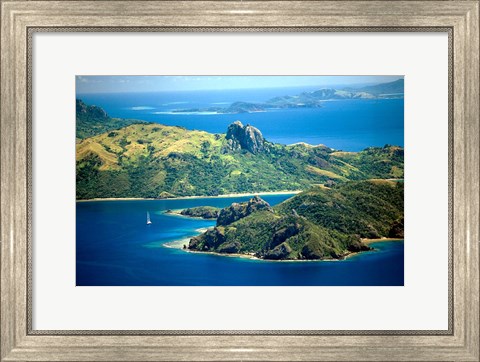 Framed Kuata and Wayasewa Islands, Yasawa Group, Fiji Print
